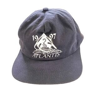 Vintage Souvenir Hat Atlantis Paradise Island Resort Bahamas Adjustable Snapback